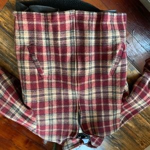 Wool rich Sherpa insulated flannel